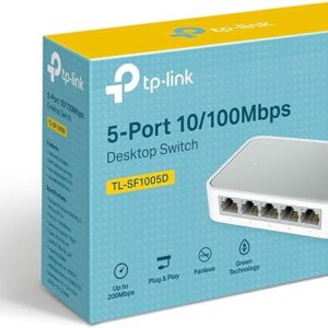 TP-Link TL-SF1005D  5-Port 10/100Mbps Desktop Switch